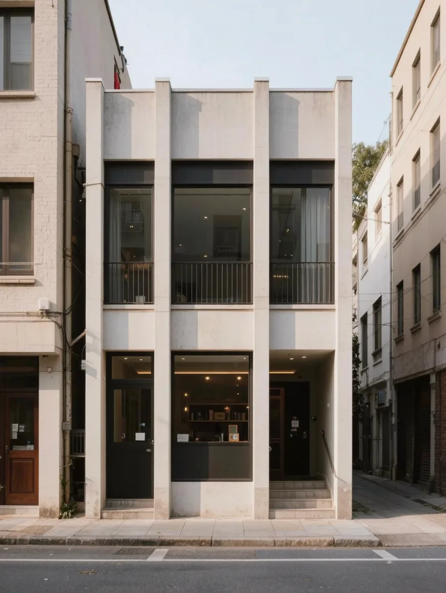 Generated cover illustrating photograph a building.