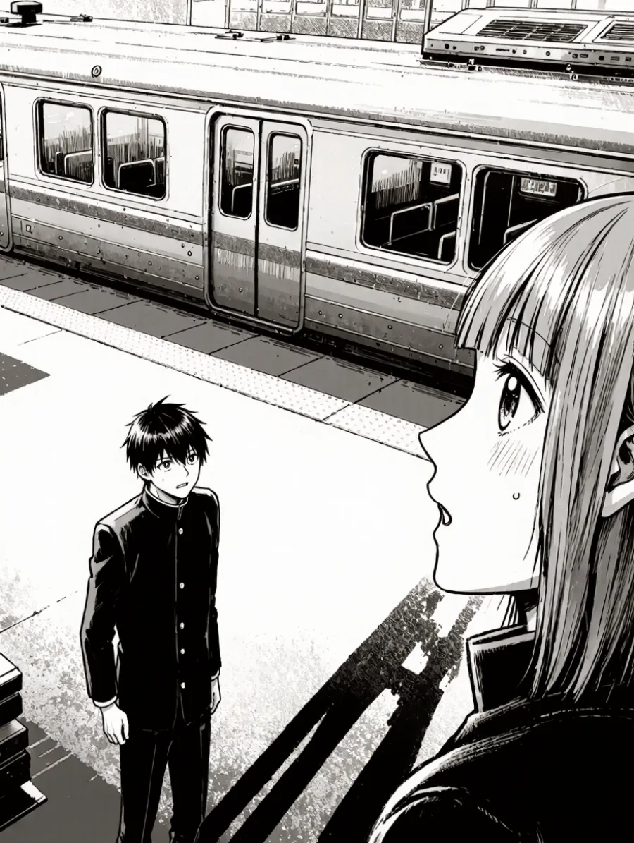 Generated cover illustrating use monochrome manga styling.
