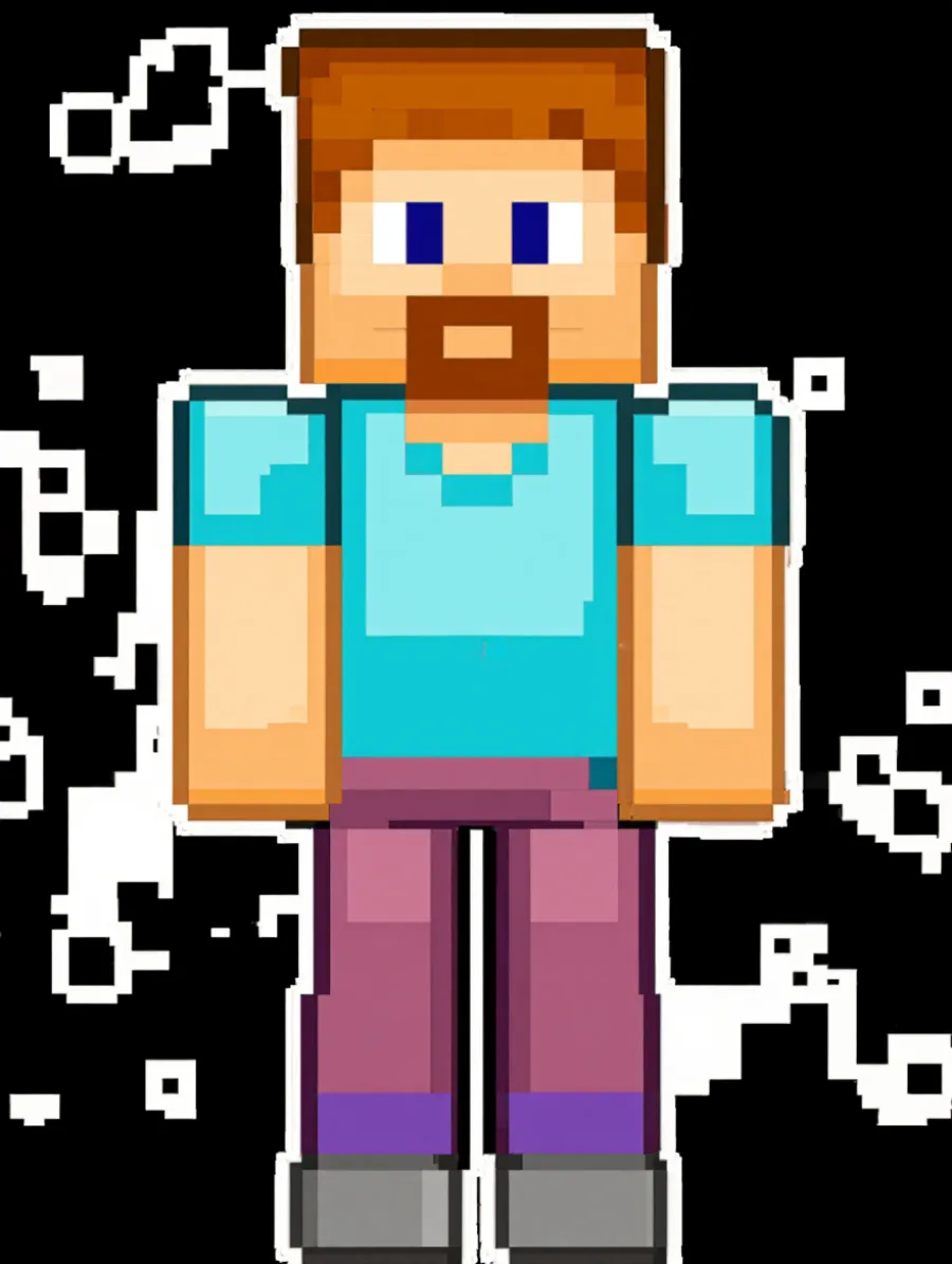 Generated cover illustrating create a readable game character.