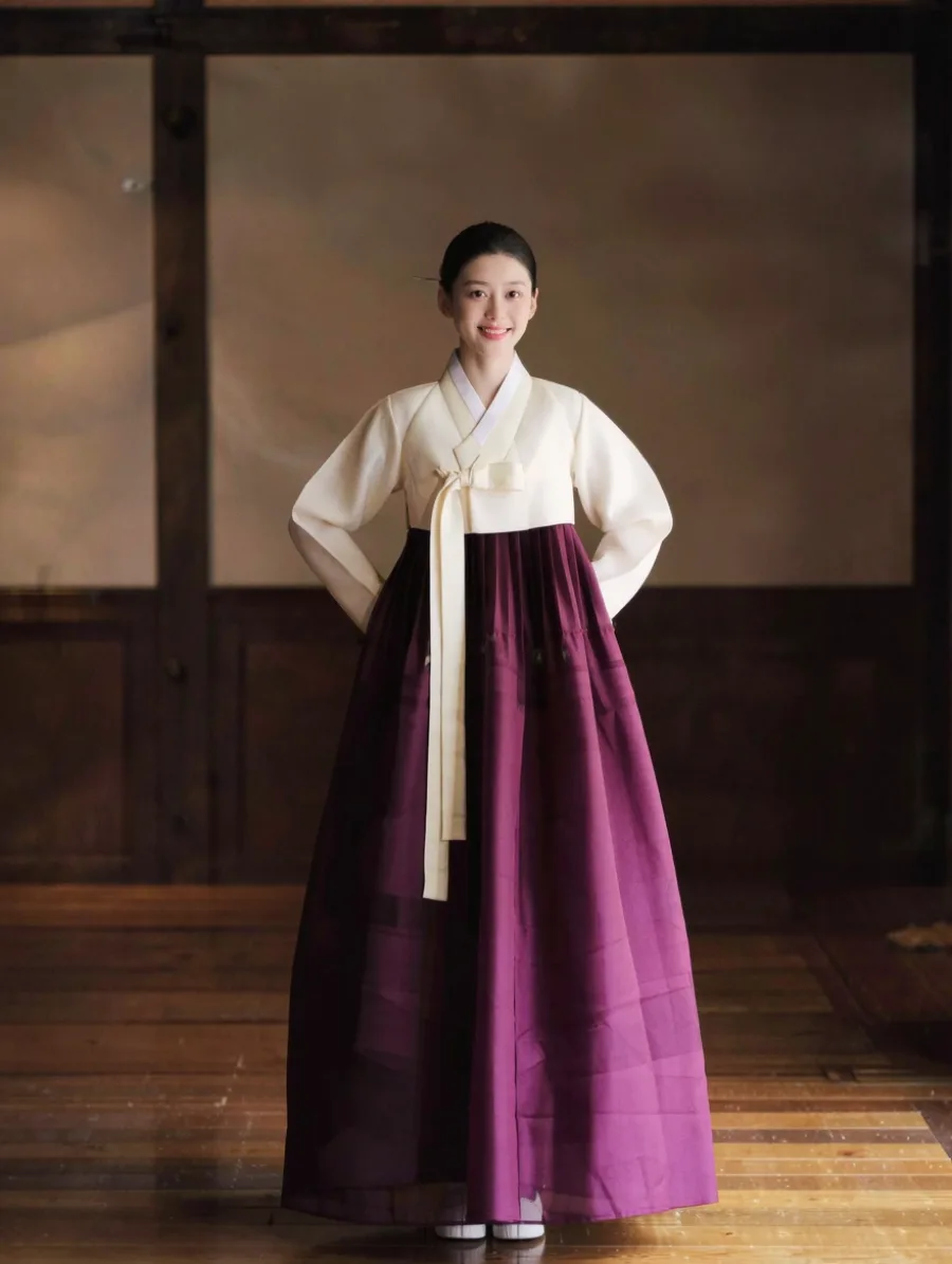 Generated cover illustrating hanbok styling.