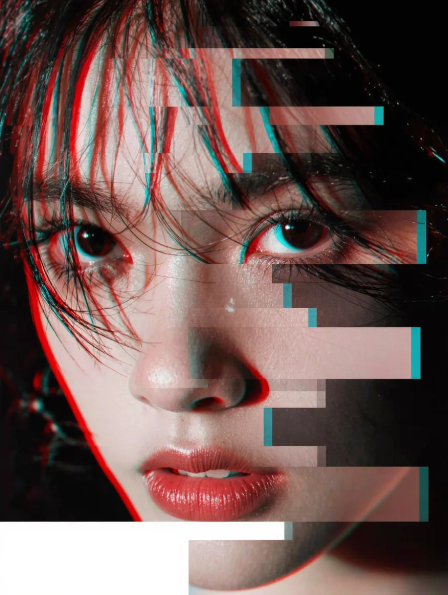 Generated cover illustrating corrupt an image with digital artefacts.