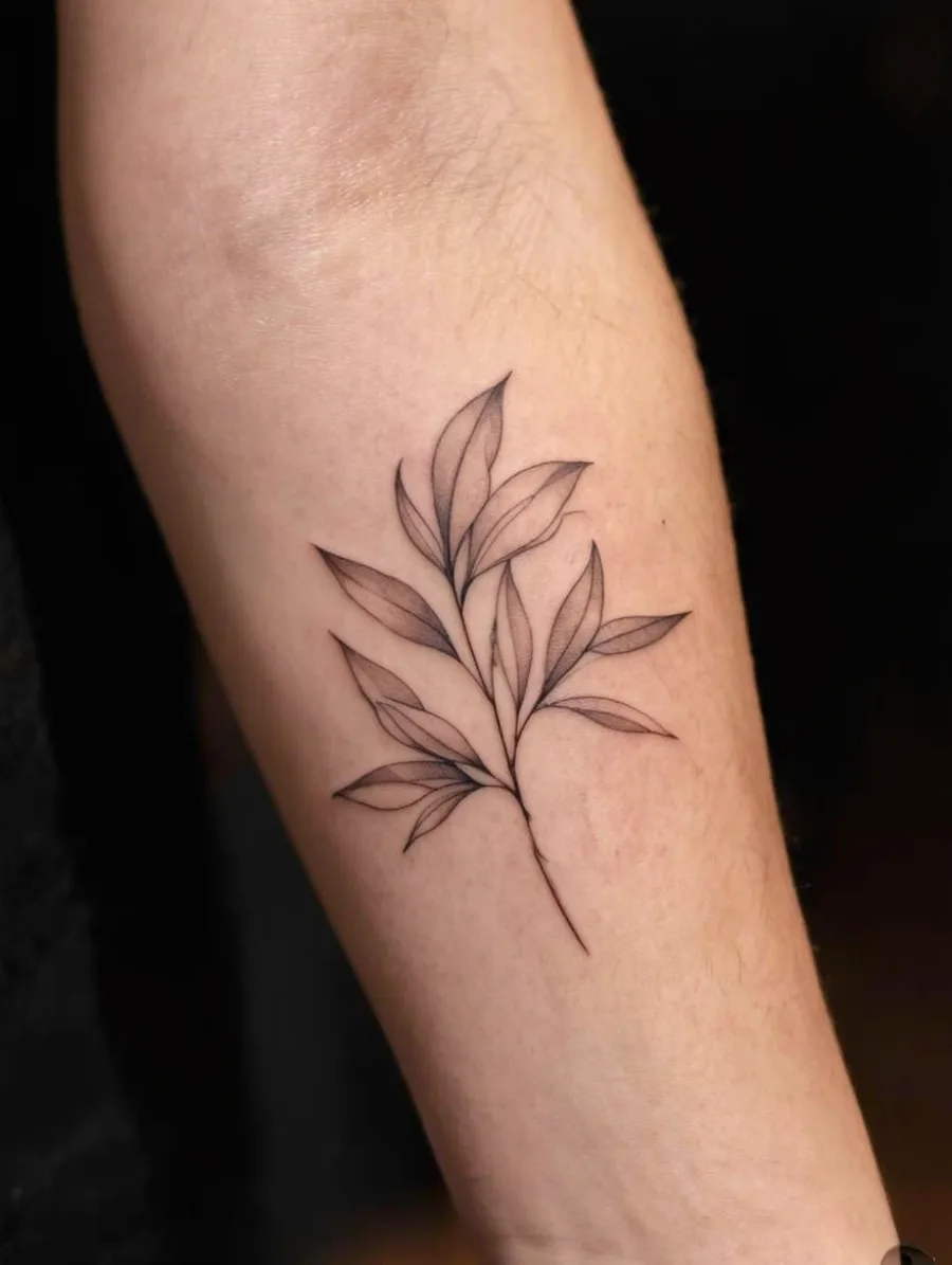 Generated cover illustrating preview a tattoo design on skin.