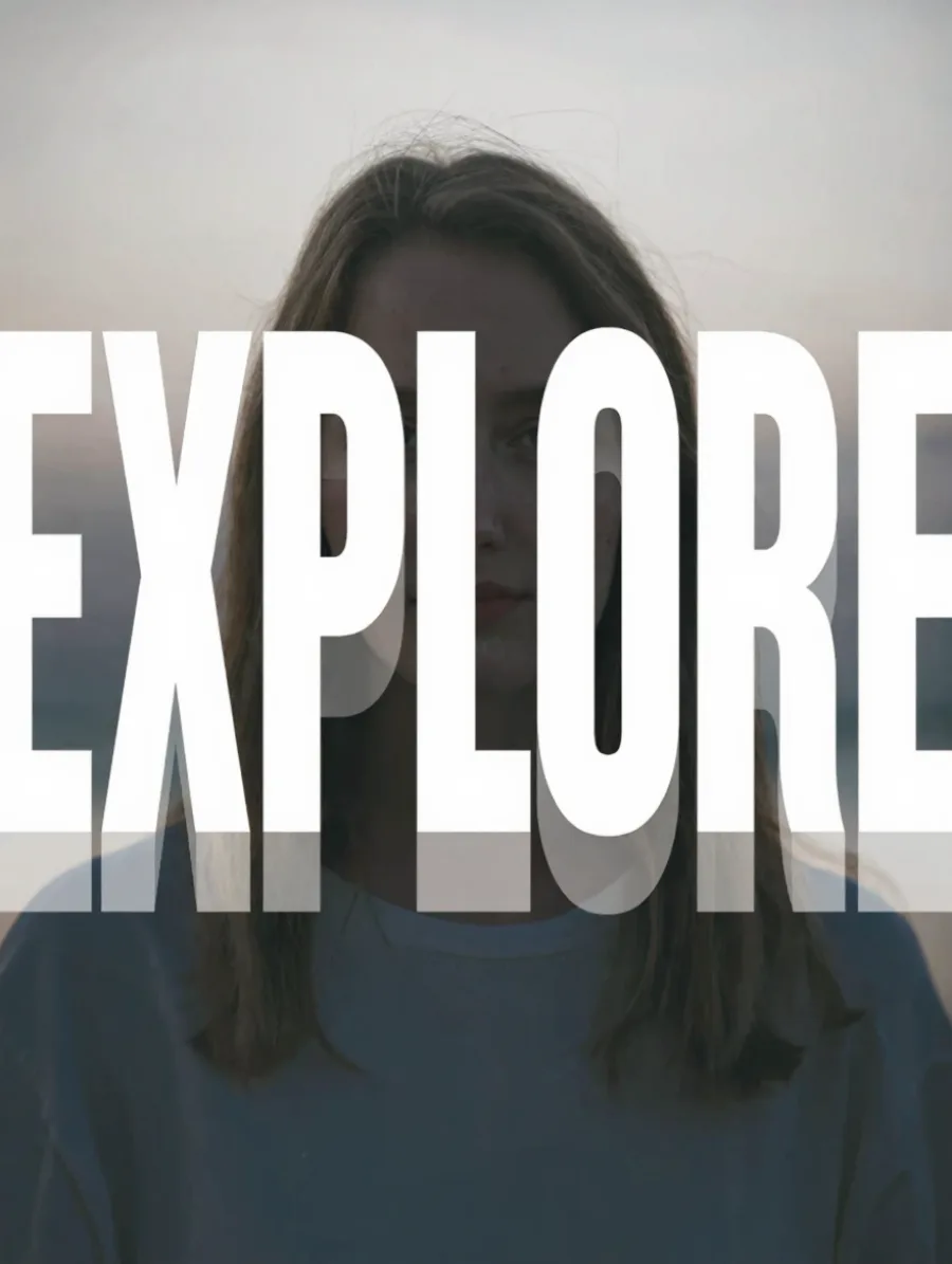 Generated cover illustrating put large type behind the subject.