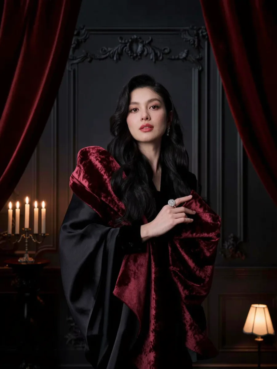 Generated cover illustrating dark romantic glamour.