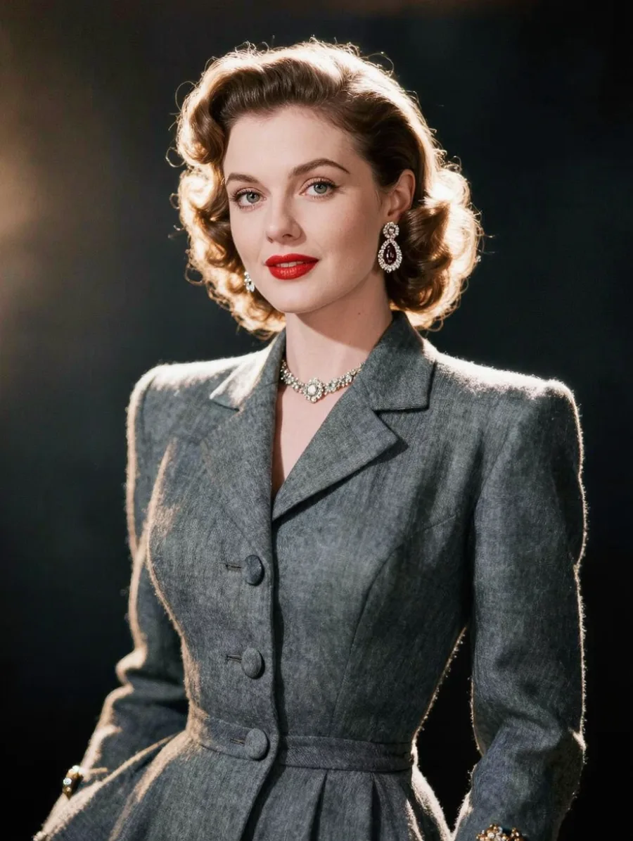 Generated cover illustrating mid-century studio publicity portrait.