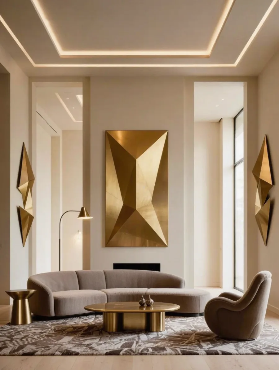 Generated cover illustrating art deco interior.