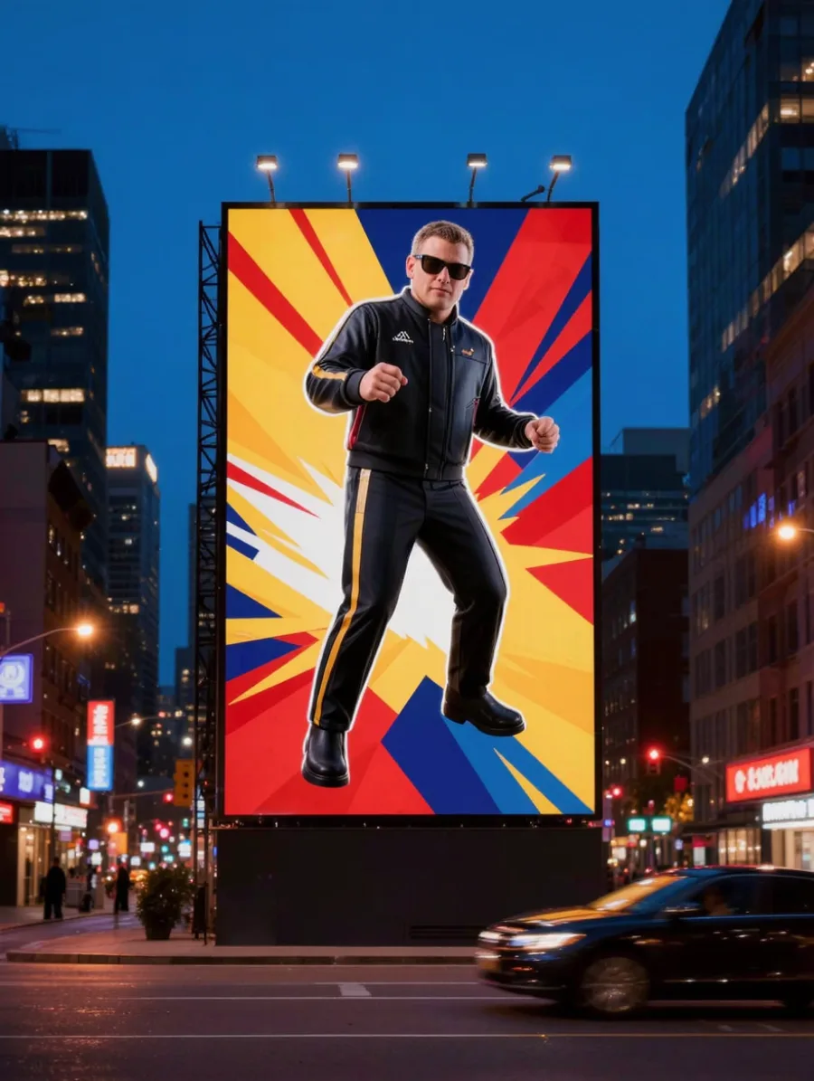 Generated cover illustrating billboard concept.