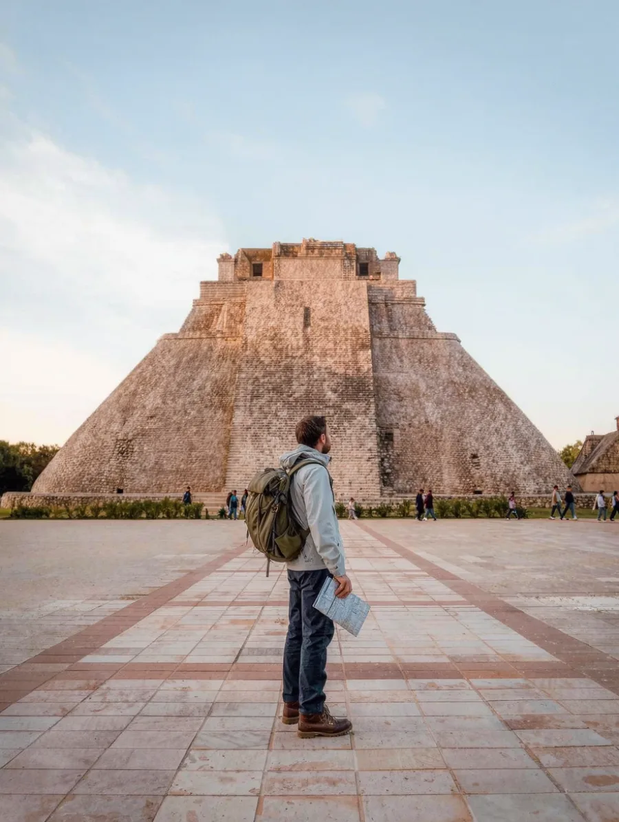 Generated cover illustrating chichen itza portrait.