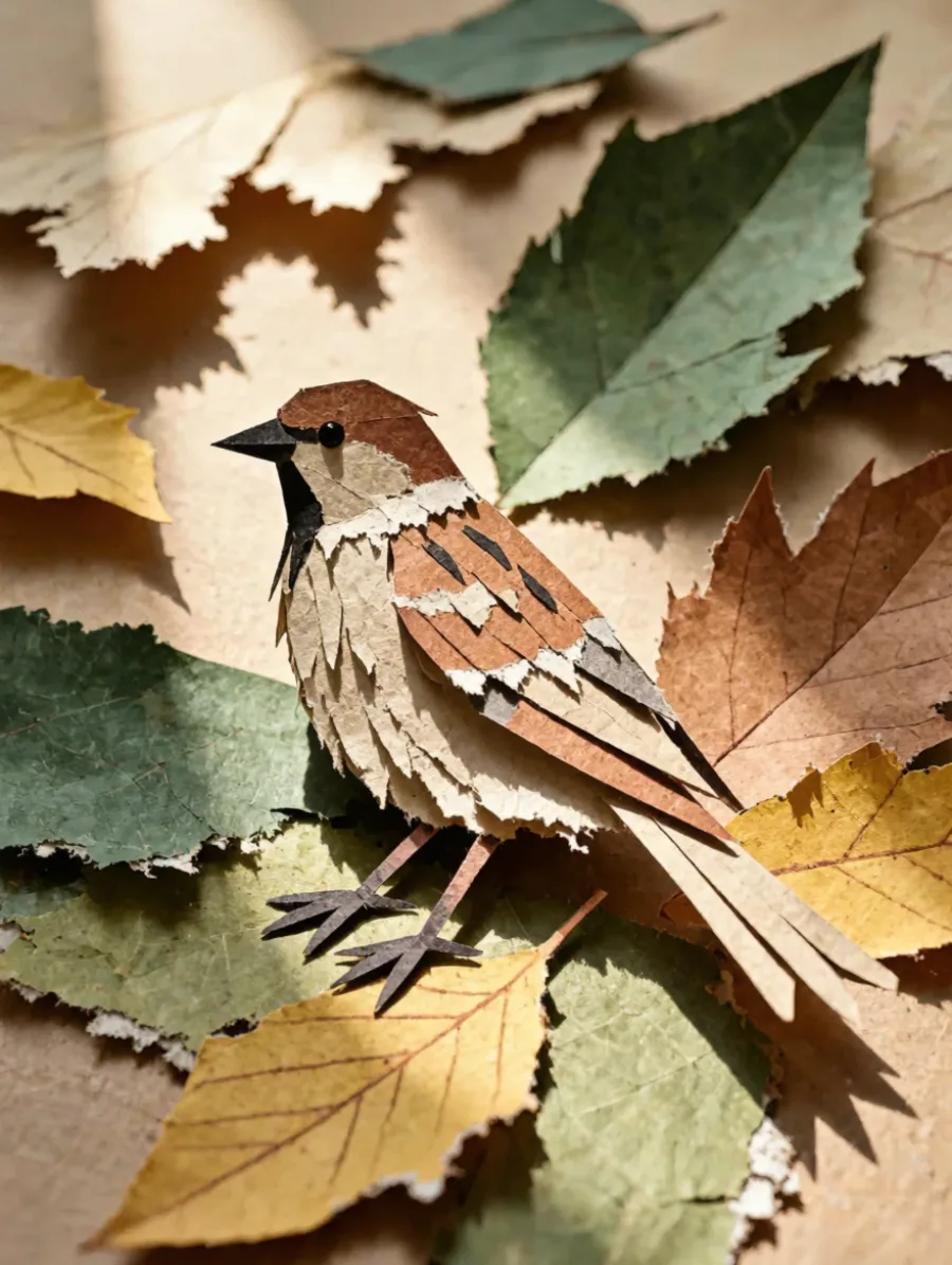 Generated cover illustrating paper collage.