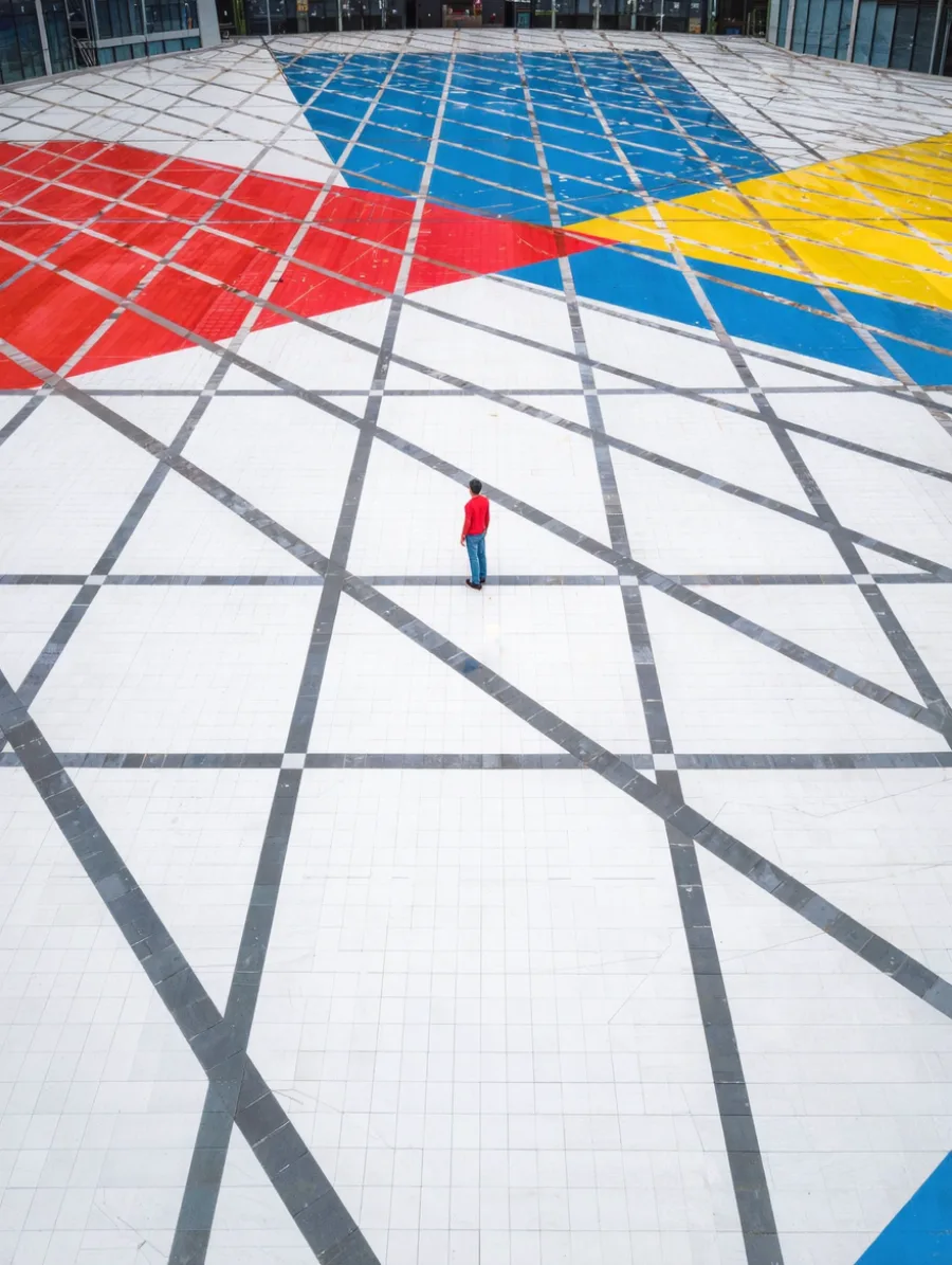 Generated cover illustrating de stijl-inspired design.