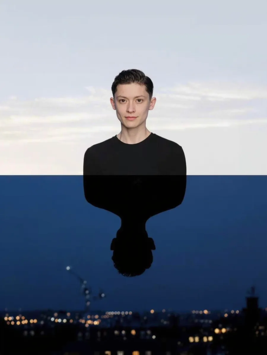 Generated cover illustrating split-world scene.