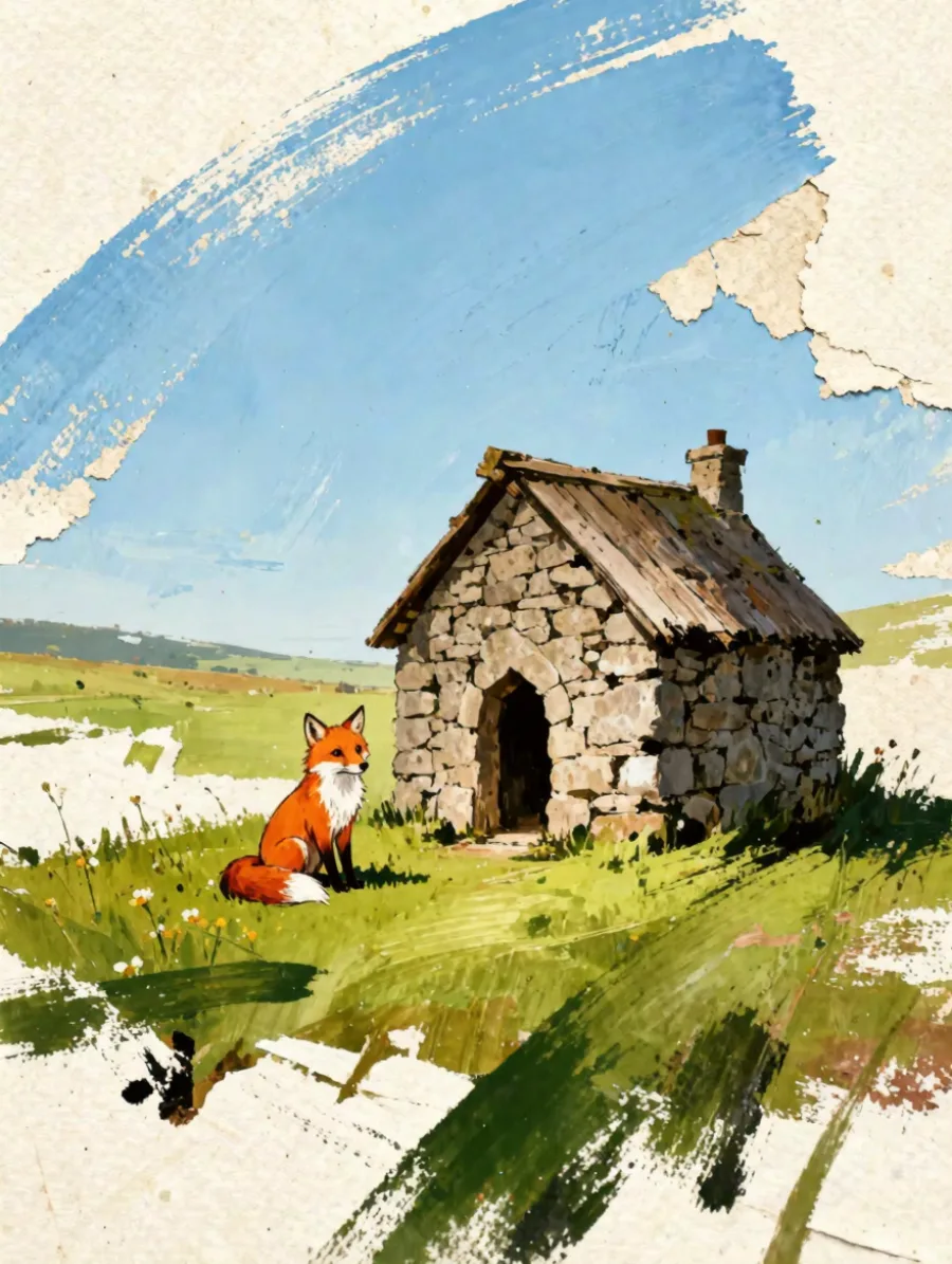 Generated cover illustrating dry brush.