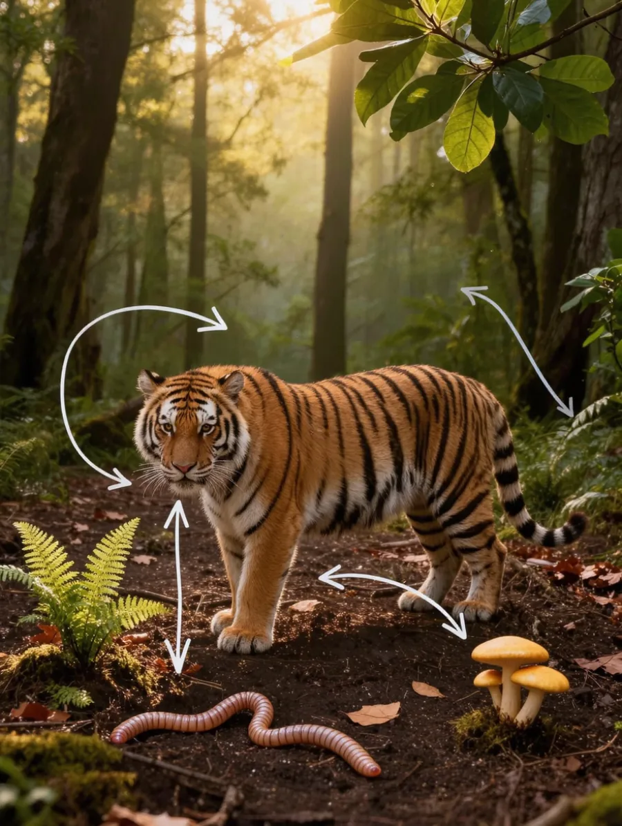 Generated cover illustrating food chain illustration.