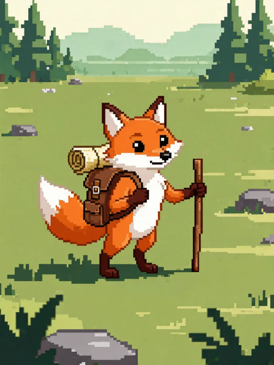 Generated cover illustrating retro game image.