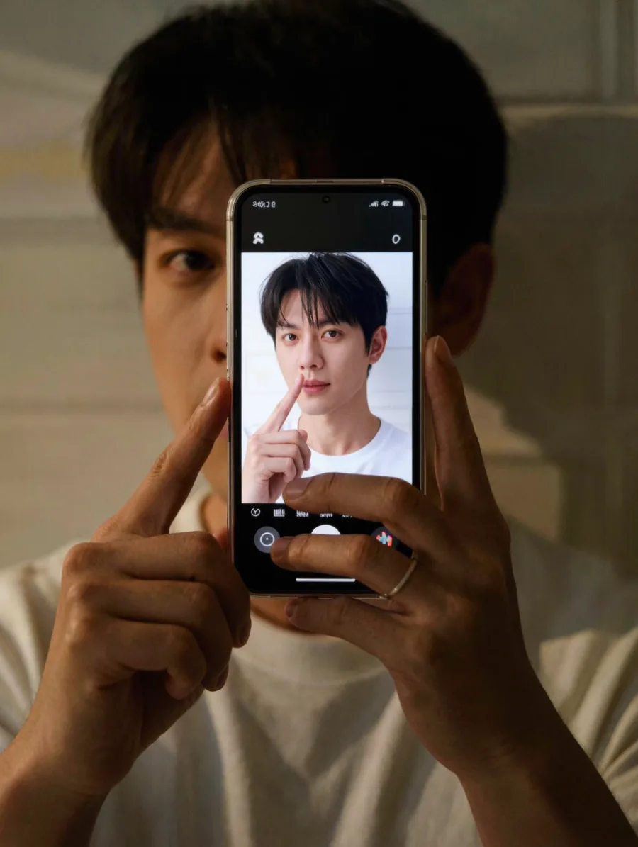 Generated cover illustrating using a phone.
