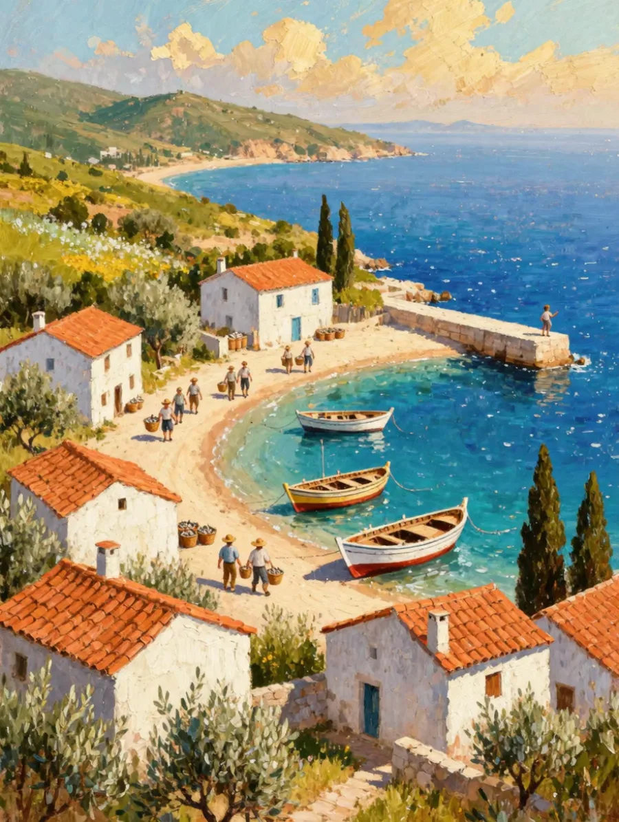 Generated cover illustrating plein air look.