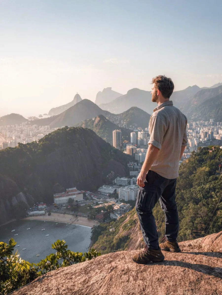 Generated cover illustrating rio travel portrait.