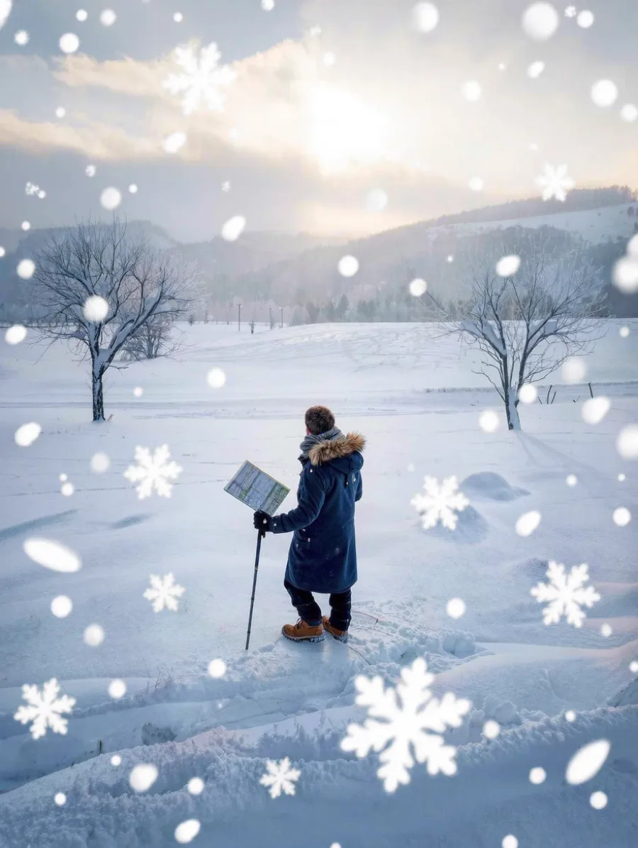 Generated cover illustrating snowfall.