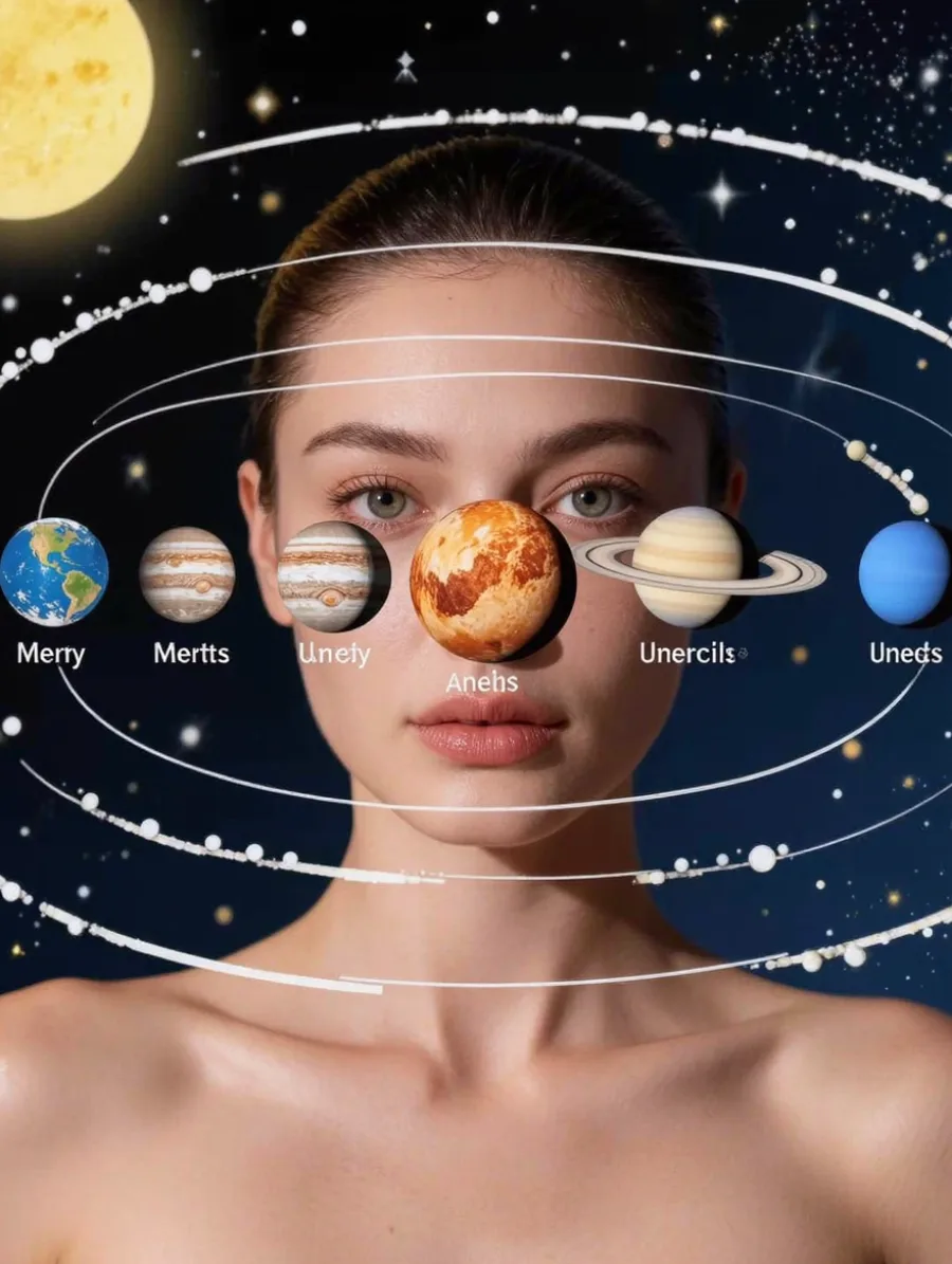 Generated cover illustrating solar system illustration.