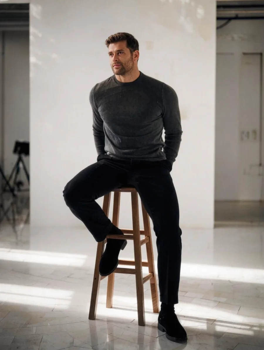 Generated cover illustrating stool pose.