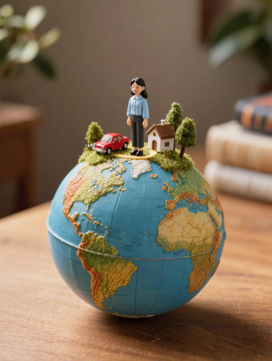 Generated cover illustrating tiny world.