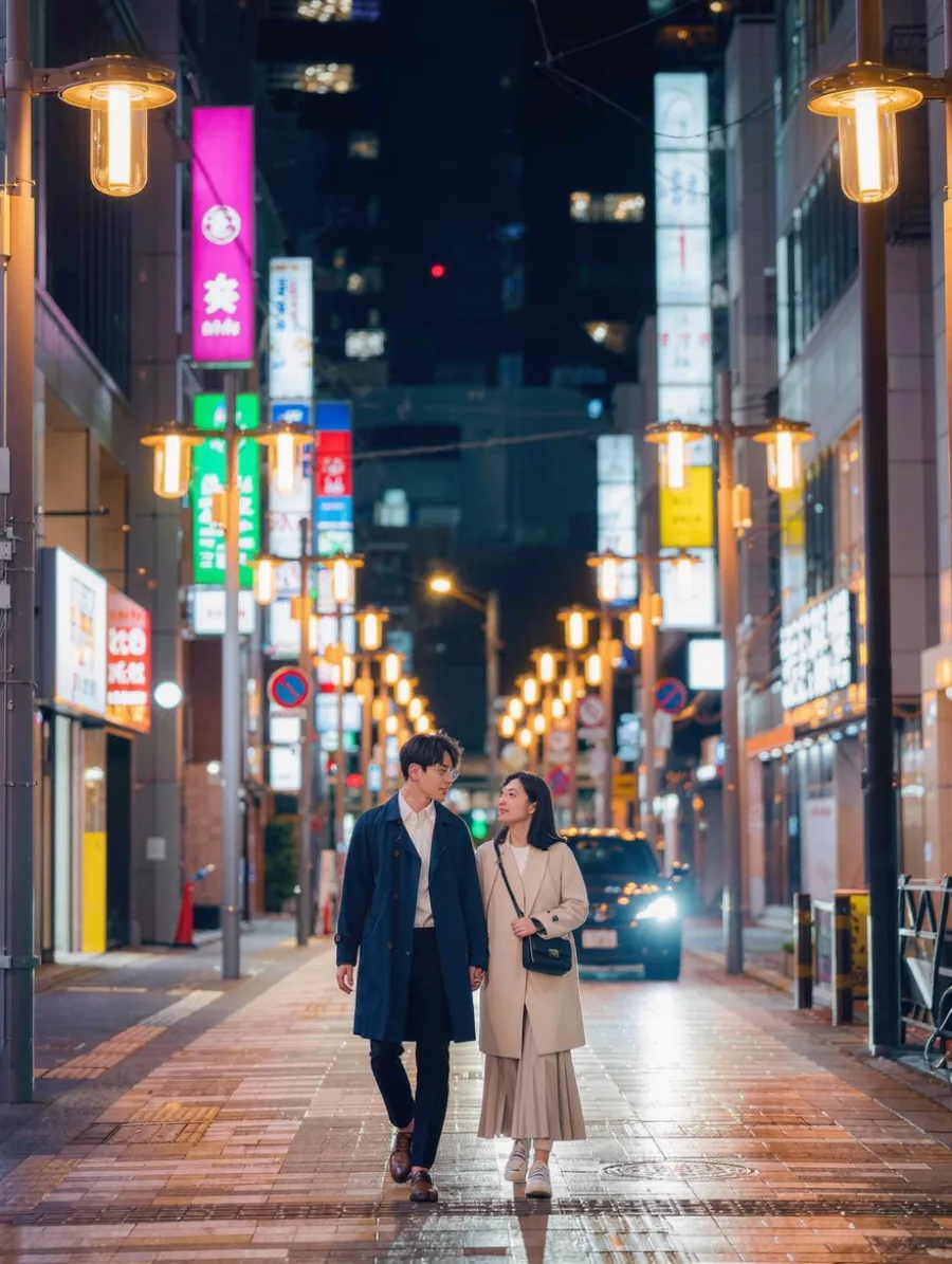 Generated cover illustrating tokyo night portrait.