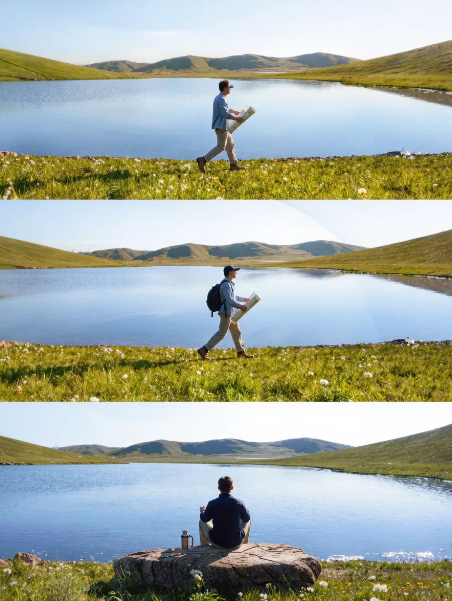 Generated cover illustrating triptych.